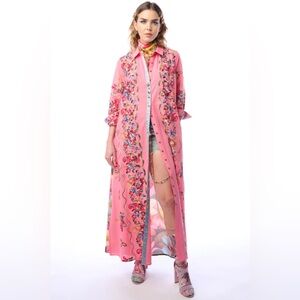 BEAUTY MARK MAXI DUSTER, Cotton, NWT, Medoum